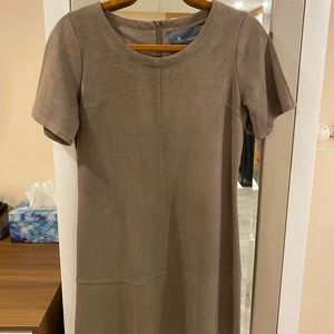 Short Brown T-Shirt Styled Dress